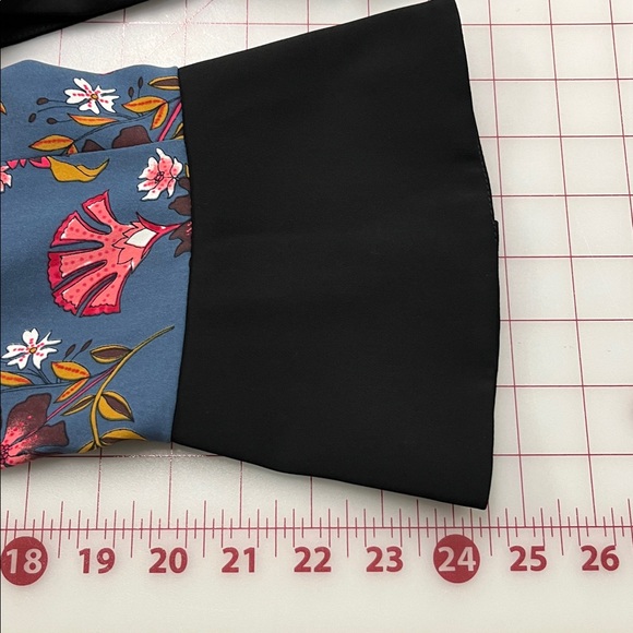 LOFT Dramatic Floral Open Front Black Border Party Travel Career Multi Jacket 16 - Picture 12 of 16